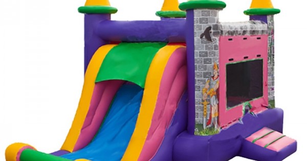 bounce houses with slides