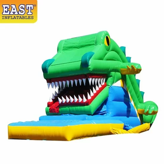 Crocodile Snappy Inflatable Slide - Inflatable Slide | East Inflatables