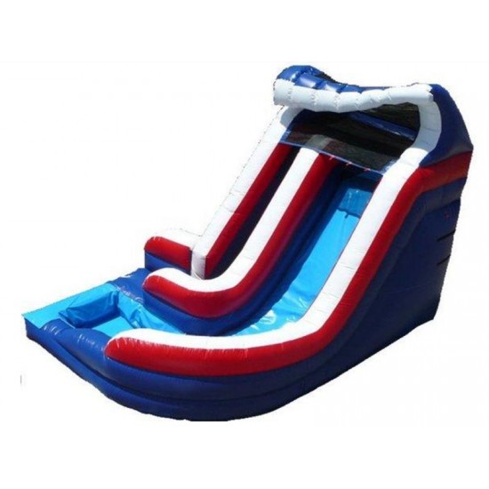 Patriotic Plunge Inflatable Water Slide