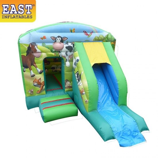 Farm Bouncy Castle Slide