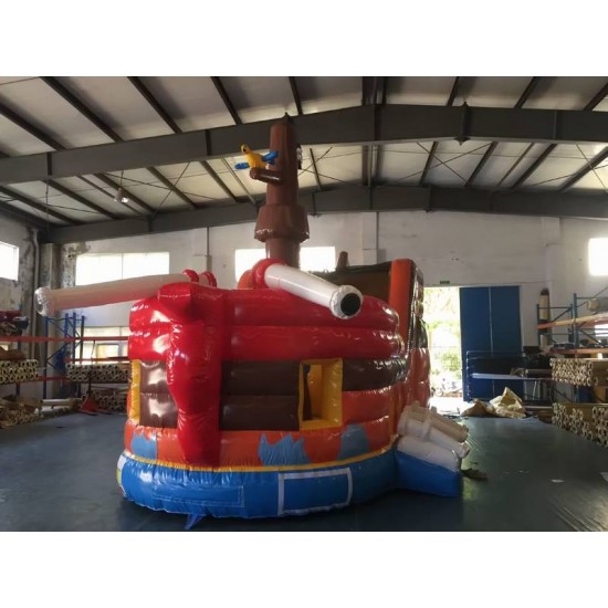 Pirate Ship Inflatable Slide