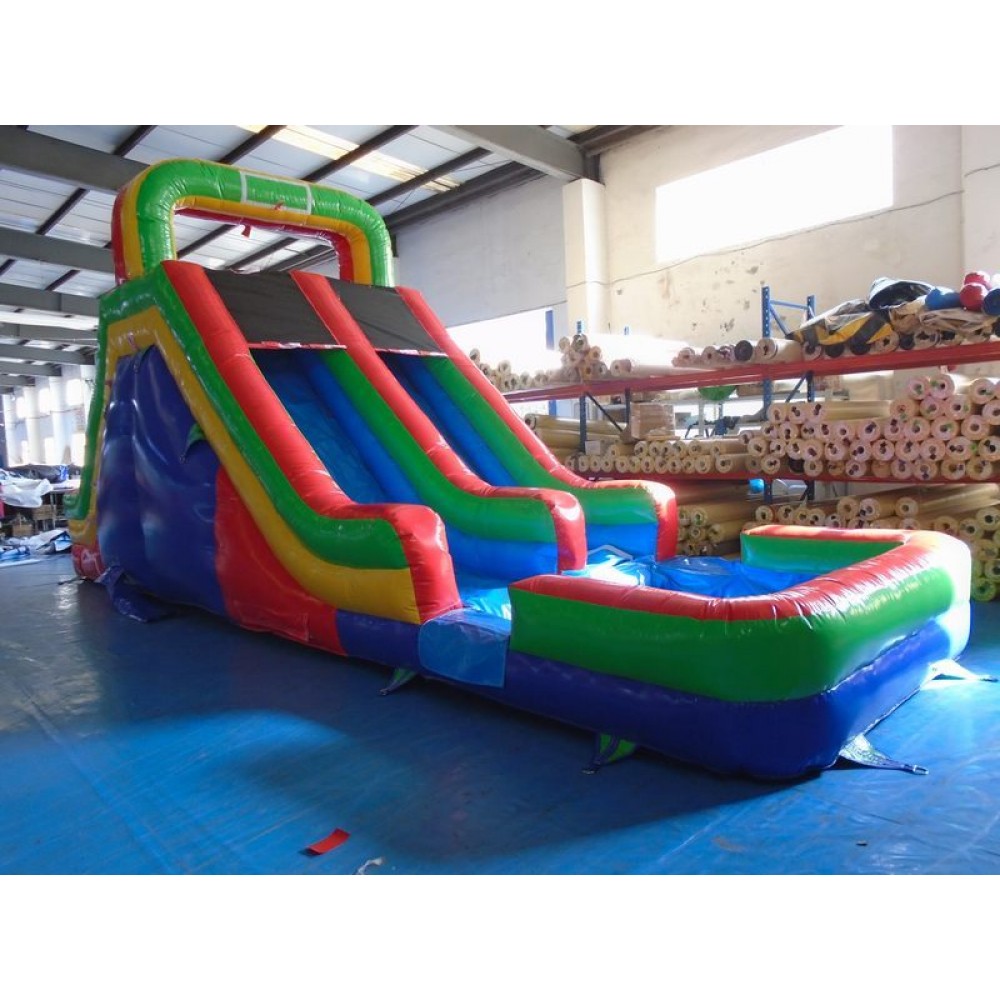 backyard inflatable water slides