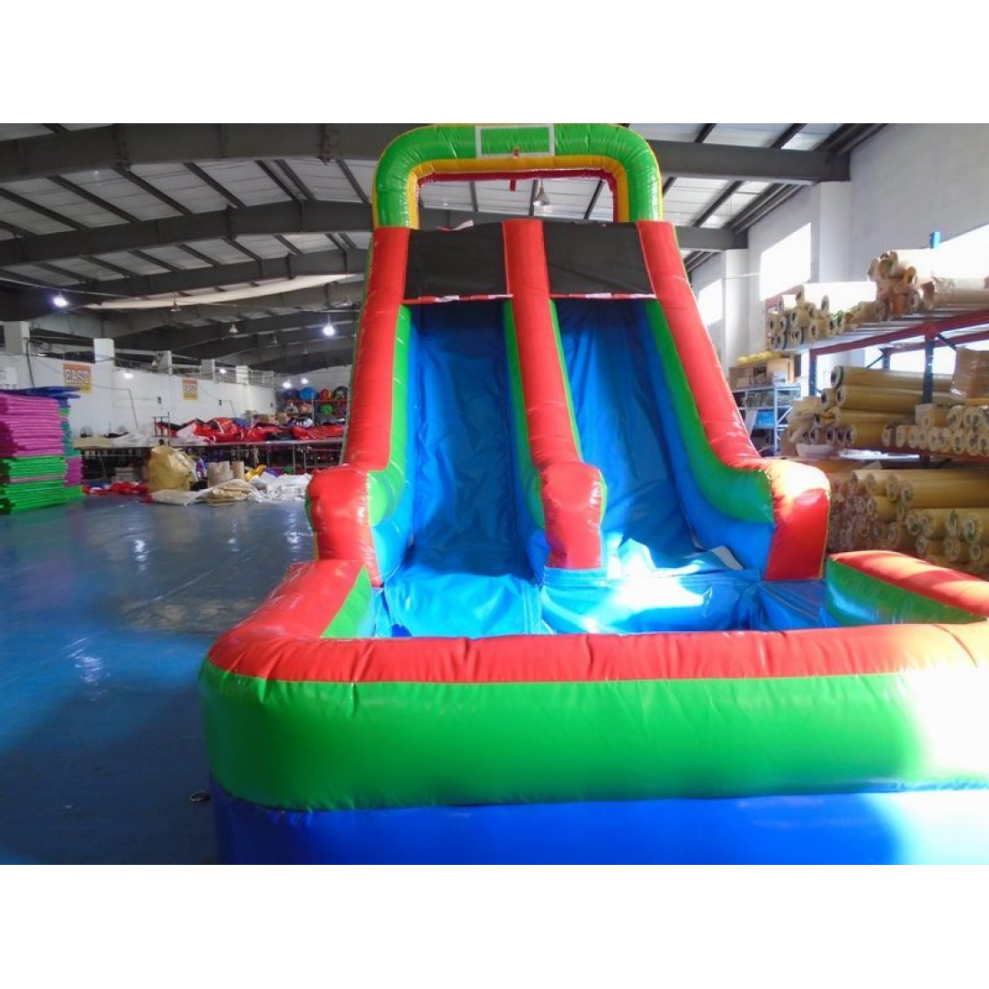 inflatable water slide for backyard