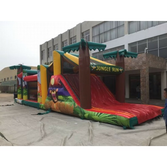 Jungle Inflatable Obstacle Course