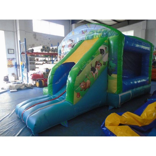 Farm Bouncy Castle Slide