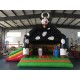 Cow Inflatable Bouncy Castle With Slide