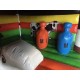 Cow Inflatable Bouncy Castle With Slide